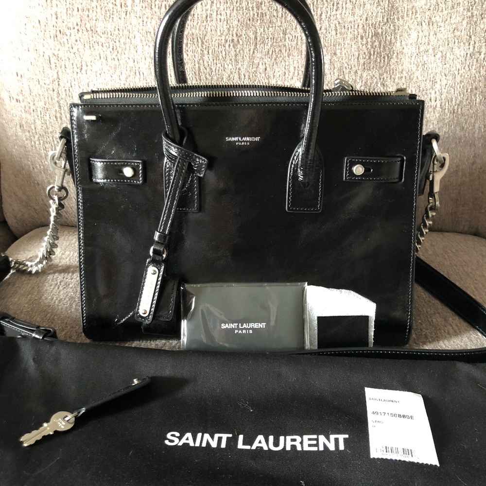 ❌HOLD❌NWT-Classic Saint Laurent Sac de Jour Tote - Picture 2 of 8